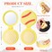 12 Pcs Softball Foldable Travel Mirror Hair Brushes Round Portable Folding Pocket Hair Brush Mini Hair Comb with Compact Makeup Mirror for Women Girls Softball Team Gift Sport Party