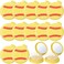 12 Pcs Softball Foldable Travel Mirror Hair Brushes Round Portable Folding Pocket Hair Brush Mini Hair Comb with Compact Makeup Mirror for Women Girls Softball Team Gift Sport Party