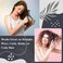 48 Pcs Mini Hair Brush and Combs Set Bulk for Homeless Individually Wrapped Curly Hair Thick Long Smoothing Hair Brush Detangling Brush for Women Men Kids Hotel Nursing Charity(Black)