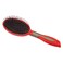 VOCOSTE 1 Pcs Hair Brush, Detangling Brush for Women and Men, Hair Brush for Straight, Curly, Long, Short, Thick, Thin, Dry Hair, Red, Plastic
