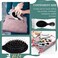 24 Pcs Mini Wet Hair Brush Combs Bulk Individually Wrapped Boar Bristle Hair Brushes and Disposable Combs for Travel Hotel Homeless Shelter Church Fine Cutting