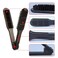 2 Pcs Clamp Hair Brush, Anti-static Double Brushes Comb with Boar Bristle, Hair Straightener Brushes Hair Splint Comb for Wet/Dry/Fine/Home/Barber Shop
