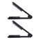 2 Pcs Clamp Hair Brush, Anti-static Double Brushes Comb with Boar Bristle, Hair Straightener Brushes Hair Splint Comb for Wet/Dry/Fine/Home/Barber Shop