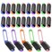 20 Pcs Travel Hair Brush Portable Folding Hair Brush with Mirror Mini Compact Hair Comb Collapsible Pocket Brush Colorful Travel Brush for Women Men Kids