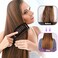 Hair Brush, Boar Bristle Hair Brush Faster Blow Drying, Professional Curved Vent Styling Hair Brushes for Women Men Kids, Paddle Detangler Brush for Wet Dry Curly Thick Thin Hair (Black)