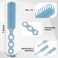 Bulk Hair Brushes for Homeless, 100 Pieces Hair Brush Bulk for Curly Wavy Hair Blow Drying Styling Detangling Suitable for Shelter, Hotel(Colorful)