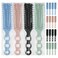 Bulk Hair Brushes for Homeless, 100 Pieces Hair Brush Bulk for Curly Wavy Hair Blow Drying Styling Detangling Suitable for Shelter, Hotel(Colorful)