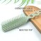 Bulk Hair Brushes for Homeless, 36 Pack Hair Brush Bulk for Curly Wavy Hair Blow Drying Styling Detangling Suitable for Shelter, Hotel(Green)