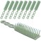 Bulk Hair Brushes for Homeless, 36 Pack Hair Brush Bulk for Curly Wavy Hair Blow Drying Styling Detangling Suitable for Shelter, Hotel(Green)