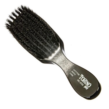 Torino Pro Wave Brush #8769-7 Row Soft bristles -100% Pure Boar Bristles - Great Workhorse for laying down your 360 Waves