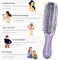 MEXITOP Hair Brush- Shampoo Brush, Wet and Dry Hair Scalp Brush for Women &amp; Men, Scalp Brush Hair Scrubber Exfoliator for Dandruff, Wash Hair, Bath(Purple)