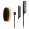 Hair Brushes Pale yellow Hair Brush, boar bristle hair brush, boar bristle brush, bamboo brush, bamboo hair brush