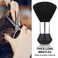 Barber Neck Duster Brush, Soft Hair Cleaning Dusting Brush for Neckline and Ears, Professional Salon and Home Use, Black