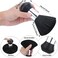 Barber Neck Duster Brush, Soft Hair Cleaning Dusting Brush for Neckline and Ears, Professional Salon and Home Use, Black