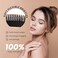 AIMIKE 2pcs Hair Brushes for Women, Pastel Peach Detangling Brush for Curly Straight Hair, Painless Hairbrush w/Flex Soft Bristles, Detangler Brush Easy Through Tangles, Wet &amp; Dry Paddle Brush