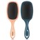 AIMIKE 2pcs Hair Brushes for Women, Pastel Peach Detangling Brush for Curly Straight Hair, Painless Hairbrush w/Flex Soft Bristles, Detangler Brush Easy Through Tangles, Wet &amp; Dry Paddle Brush