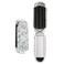 AsAlways Shiny Rhinestone Crystal Travel Hair Brush with Mirror Bling Diamonds Folding Hair Massage Comb Compact Portable Small Mini Hair Brush for Purse Wet &amp; Dry Detangling(Rainbow)