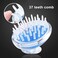 Round Hair Washing Comb Manual Shampoo Comb for Scalp Massage Cleaning Hair Care Brush Hair Massager (Pink)