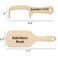 Bald Man Joke Hairbrush, Funny Bald Man Grooming Tool, Funny Wooden Hairless Combing Brush and Toothless Comb Present Set