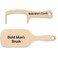 Bald Man Joke Hairbrush, Funny Bald Man Grooming Tool, Funny Wooden Hairless Combing Brush and Toothless Comb Present Set