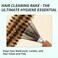 2 Pack Hair Brush Cleaner Tool Cleaning Comb Brushes for Hairbrush Easy Clean Solution with Metal Rake Wooden Handle for Home and Salon Use (Handle with Groove)