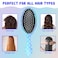 Kids Hair Brush Girls, Toddler Wet Dry Detangling Hair Brush for Curly Thick Hair Pain-Free Comb Girls Kids Women Unicorn Mermaid