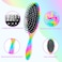 Kids Hair Brush Girls, Toddler Wet Dry Detangling Hair Brush for Curly Thick Hair Pain-Free Comb Girls Kids Women Unicorn Mermaid