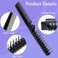 4 Pcs Folding Comb, Travel Foldable Brush Comb, Compact Pocket Hair Comb Double Headed Hair Brush Small Folding Hair Brush Anti-Static Hairdressing Tools for Men Women