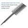 Hair Highlight Comb Set Heat Resistant, Double sided Wide Fine Tooth Highlight Comb for Hair Dye, Hair Stylist, Highlighting Comb (Black)