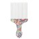 Curling Combs For,Hair Pick Afro Pick For Hair Pick Comb Afro Stainless Steel Detangle Hair Pick Comb For Curly Hair Styling Hair Pick(Waist Flower K4)