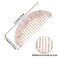 4 Pcs Mini Cellulose Wide Tooth Comb Hair Detangling Comb, Small Portable Side Combs for Wet and Dry Hair, French Comb Wide Tooth Comb for Thick Curly Wavy Hair (Tortoise Shell, Ivory, Black)