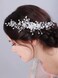 JWICOS Bride Wedding Hair Comb Pearl Wedding Hair Accessories Flower Wedding Side Comb for Women and Girls