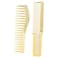 Comb Set, Fine and Wide Tooth Hair Cutting Comb for Hairdressing Salon,professional Shaping &amp; Wet Pick Barber Brush Tools, Suitable for Professional Barber Shops(gold)