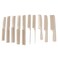 Hair Cutting Comb, 10Pcs Professional Hairdressing Comb Barber Hair Styling Cutting Comb with Measure Scale