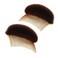 2PCS 28 Teeth Brown Volume Bump Inserts Hair Bases Styling Insert Braid Tool Hair Bump Up Comb Clip Puffy Ponytail Insert Hair Comb Beehive Hair Styler Hair Accessories for Women DIY Hairstyles