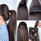 10 Pieces Hair Volumizing Accessories Set - Braiding Tool, Hair Bump Base, and Volume Haircomb for Women Lady Costume(Black, Brown)