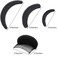 10 Pieces Hair Volumizing Accessories Set - Braiding Tool, Hair Bump Base, and Volume Haircomb for Women Lady Costume(Black, Brown)