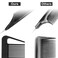 Boao 12 Packs Rat Tail Combs Black Hair Comb Stainless Steel Pin Tail Carbon Fiber Heat Resistant for Women Braids Hair Styling(Black)