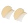 2 PCS Sponge Hair Volume Inserts with Comb and Base - Hair Styling Tools for Women, Black Accessories