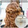 20 Pack Hair Side Combs, 5 Teeth Small Metal Combs, Plain Blank Crafting DIY Slide Combs, Bridal Wedding Veil Combs for Fine Hair, Silver and Gold