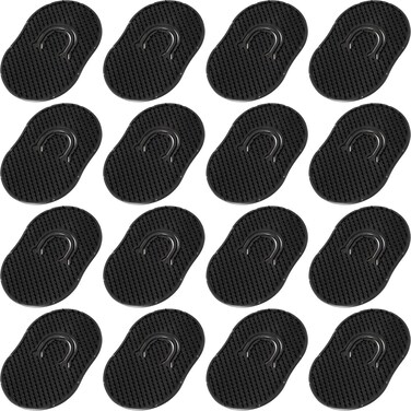 24 Packs Pocket Palm Combs for Men Women Soft Pocket Brush Portable Shampoo Combs(Black)