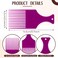 Nuogo 24 Pcs Hair Pick for Curly Hair Afro Pick for Women and Men Afro Comb Detangling Styling Plastic Comb Hairdressing Tool for Man Thick Long Adding Volume Wig Beard Gift(MultiColor)
