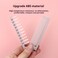 2-Pcs Folding Comb Travel Comb Set - Portable, Compact, Dual-Head Design - Mini Hair Comb for Women and Girls