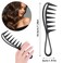 2Pcs Large Wide Tooth Comb Curl Wavy Combs Professional Hair Care Anti-Static Durable Comb Hair Styling Accessories Hairstyle Tool for Long Curly Wet Wavy Thick Thin Women Men Styling Barber Salon