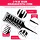 3 Pieces 3 Way Hair Sectioning Comb Weaving Sectioning Foiling Comb for Hair Styling Dyeing, Coloring, Microbraiding