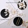 Hair Comb and 4 Pins Bridal Hair Accessories, Pearl Crystal Rhinestone Wedding Hair Comb and Hair Pins for Brides Bridesmaids Women Girls (Gold, 5 Pieces)