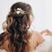 inSowni -20 Pack White Dusty Pink Blue U Shape Flower Shape Pearl Spiral Hair Combs Hair Bridal Accessories
