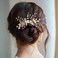 inSowni 36 Pack Gold Flower Leaf Bridal Wedding Hair Side Combs+U-shaped Flower Hair Pins+Spiral Rhinestone Clips Barrettes Hair Pieces Headpieces Accessories for Brides Bridesmaids Women Girls