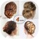 inSowni 12 Pack Smooth Black Metal Hair Side Combs U-shaped Hair Pins Hair Sticks Forks French Twist Bun Updo Hair Style Tools Accessories for Women Girls