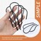 inSowni 12 Pack Smooth Black Metal Hair Side Combs U-shaped Hair Pins Hair Sticks Forks French Twist Bun Updo Hair Style Tools Accessories for Women Girls